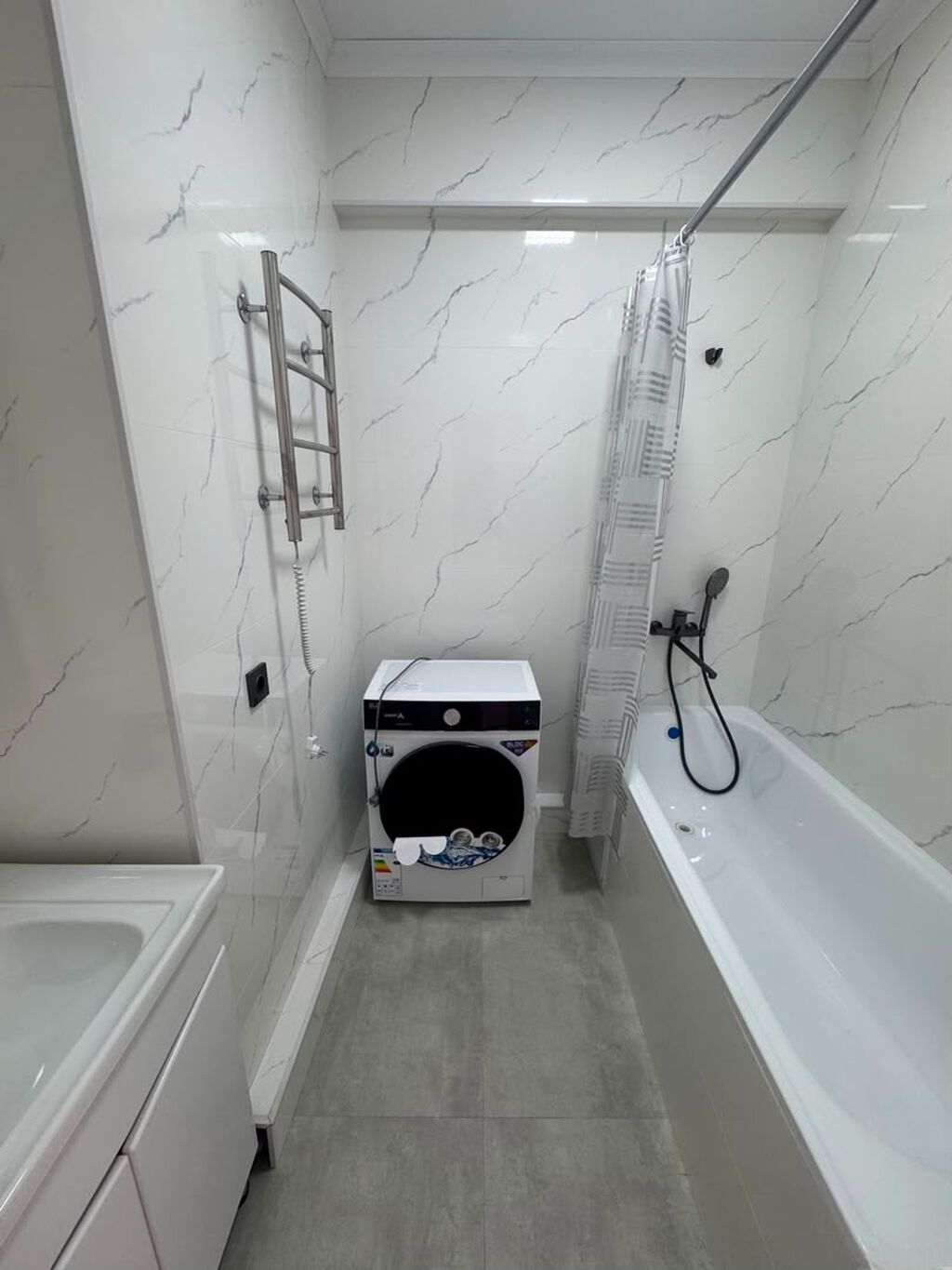 1 комната, 43 м², Пишпек Элитка, 9 этаж, Дизайнерский ремонт: фото 4