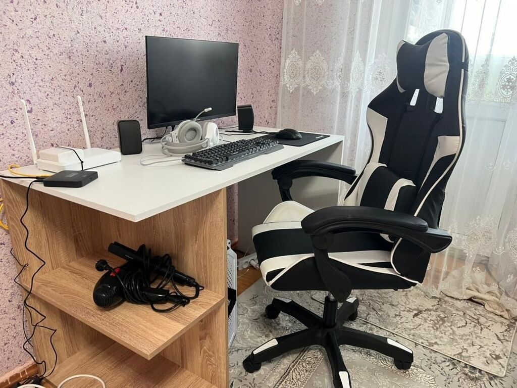Парта, Новый, Одноместная, Для девочки, Для мальчика, Детская, ДСП, В рассрочку, Самовывоз, Платная доставка, цвет - Белый: фото 5