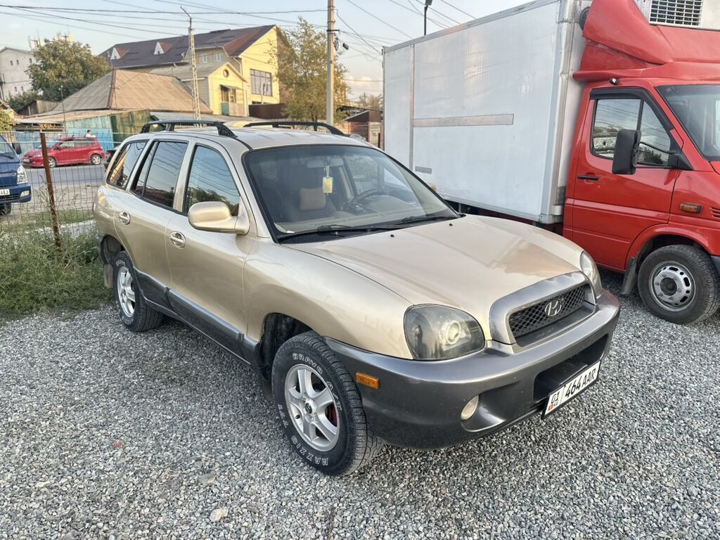 Hyundai Santa Fe: 2002 г., 2.7 л, Автомат, Газ, Кроссовер: фото 2