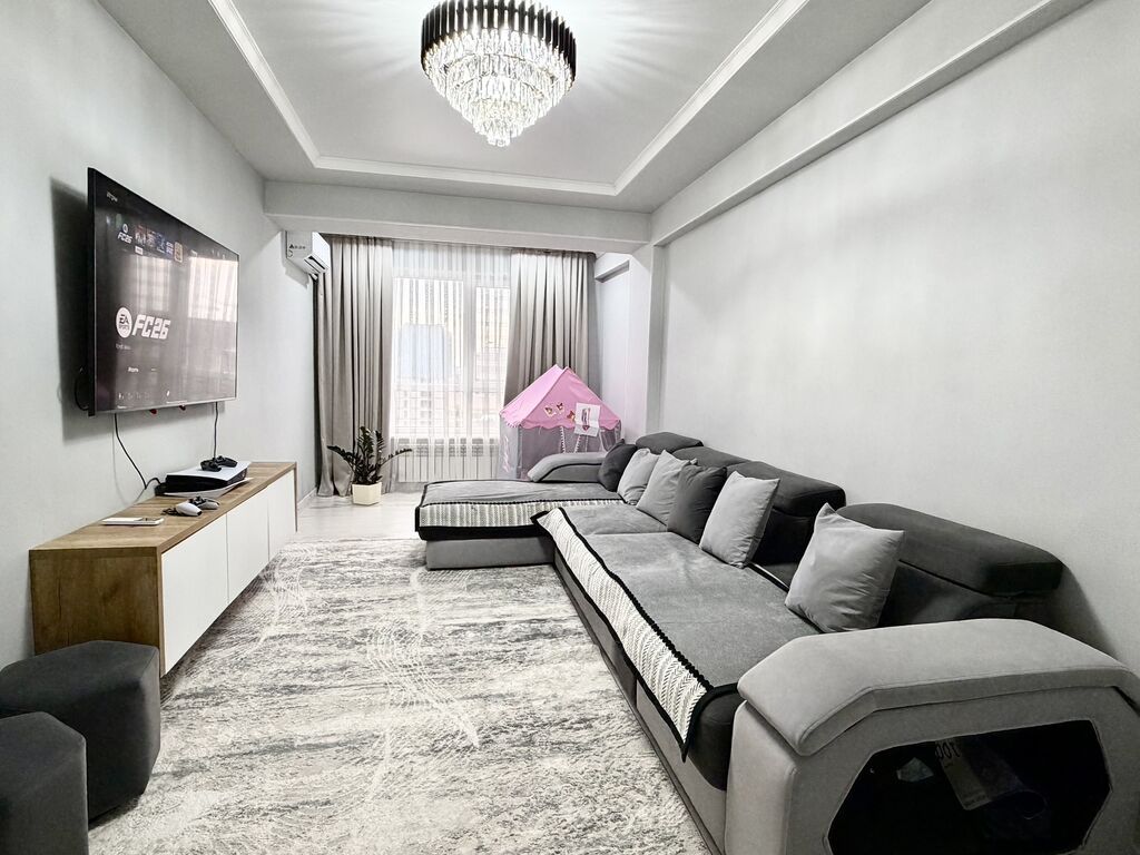 3 комнаты, 78 м², Ала-Арча ТРЦ Элитка, 11 этаж, Евроремонт: фото 5