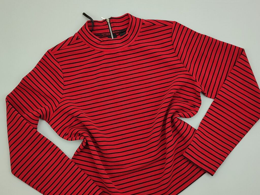 Bluzki: Bluza L (EU 40), stan - Idealny, wzór - Linia, kolor - Czerwony — 1