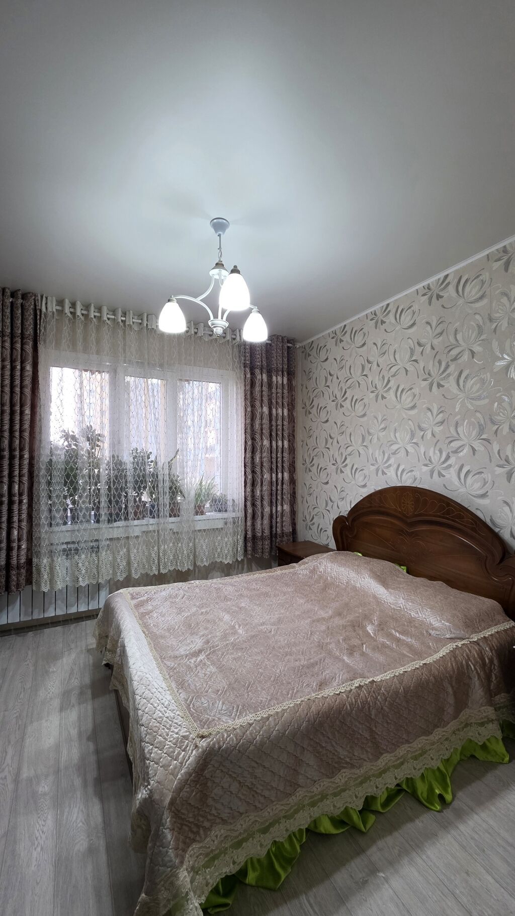 2 комнаты, 62 м², Аламедин-1 мкр 106 серия, 5 этаж, Косметический ремонт: фото 4