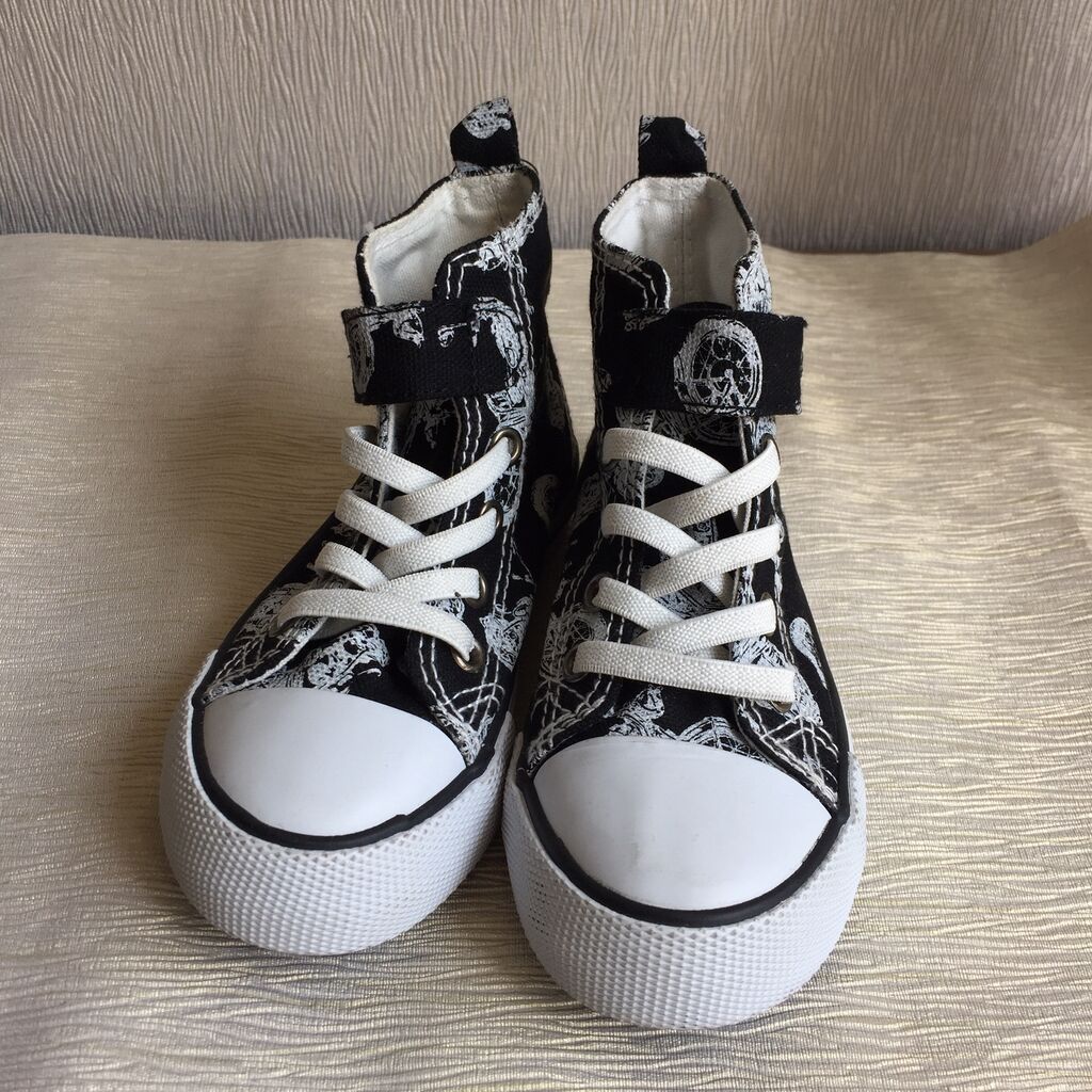 Детские слипоны/кеды Наименование: H&M Motorcycle Print High Top: фото 4
