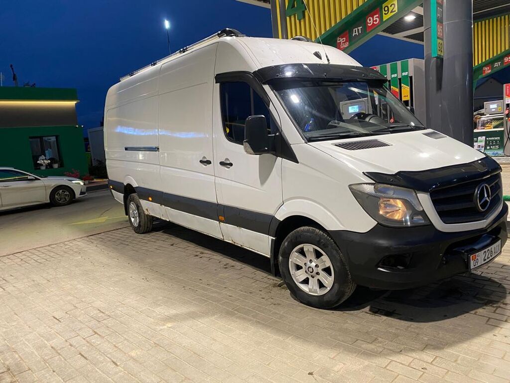 Mercedes-Benz Sprinter (длинная база, высокий крыша), белый. Основные: фото 2