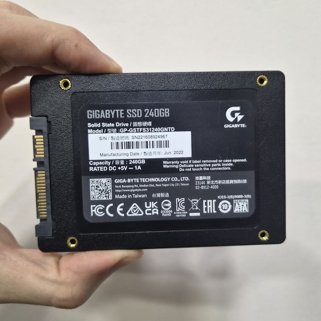 Накопитель для ПК, Новый, SSD, 256 ГБ, 2.5", Для ПК: фото 2
