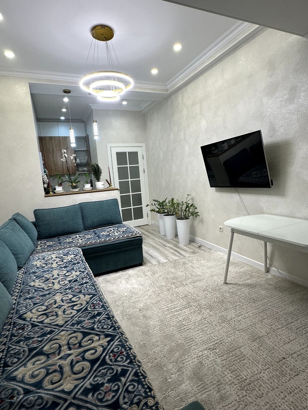 2 комнаты, 47 м², Асанбай мкр Элитка, 3 этаж, Евроремонт: фото 2