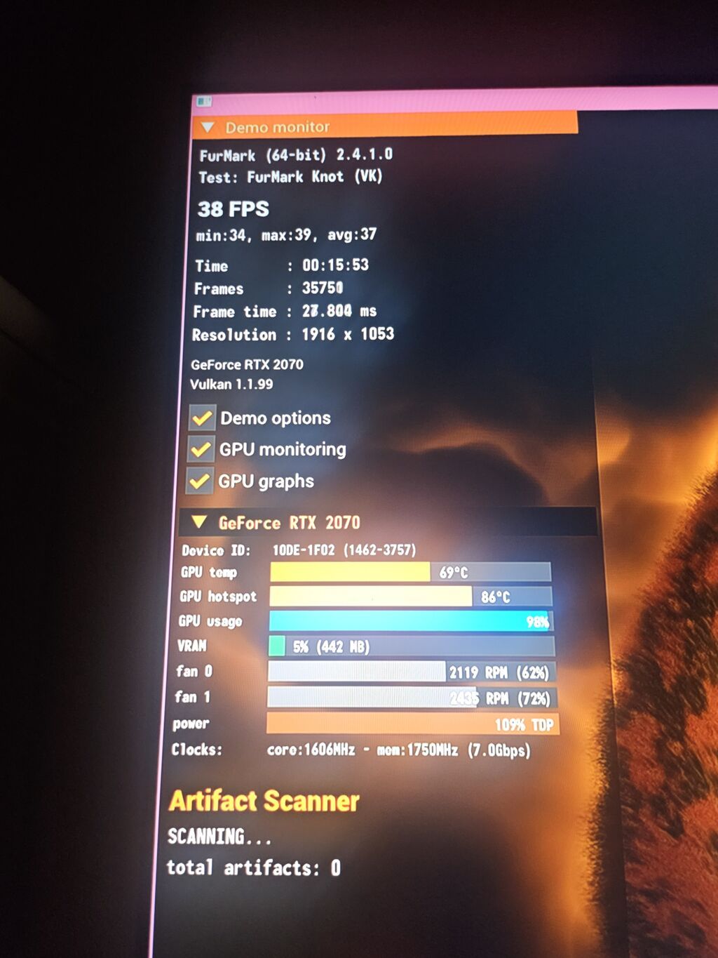 Видеокарта для ПК, Б/у, MSI, GeForce RTX, 8 ГБ: фото 2