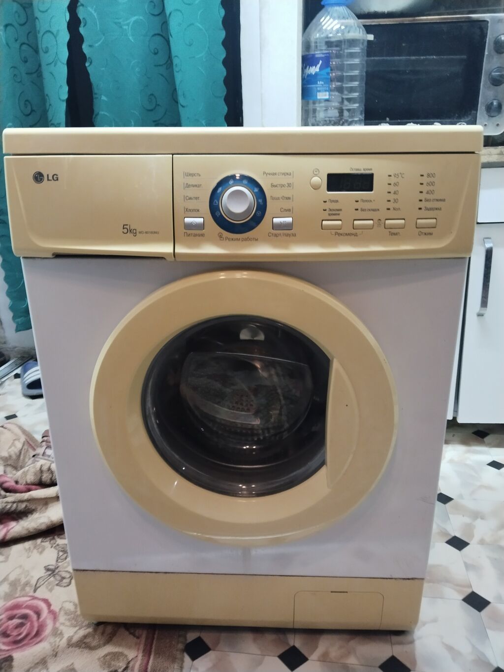 Стиральная машина LG, фронтальная загрузка, загрузка до 5 кг. Модель с: фото 2