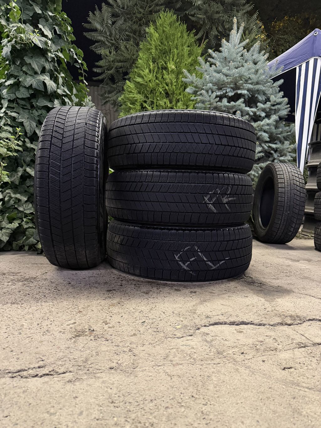 Шины 225 / 60 / R 17, Зима, Б/у, Комплект, Легковые, Япония, Bridgestone: фото 3