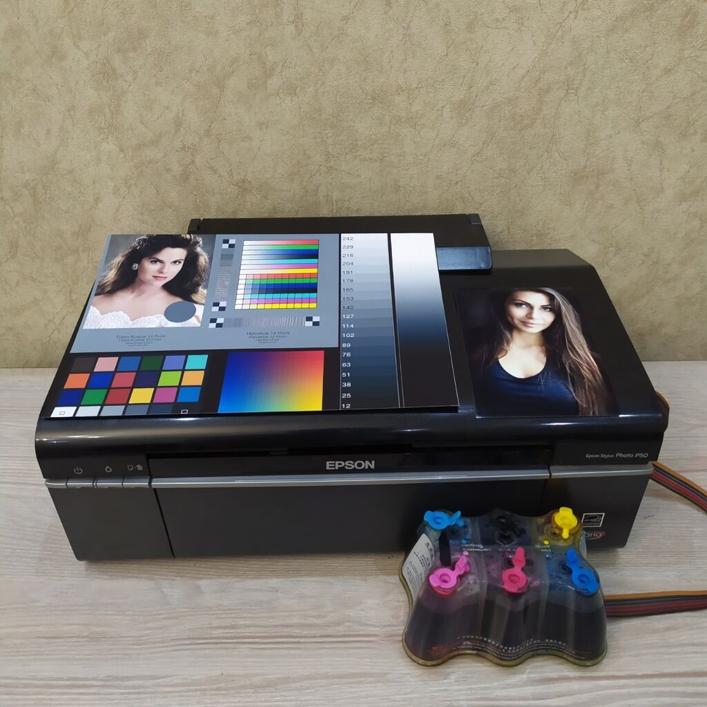 6 цветный принтер Epson T50, полностью | 18000 KGS | Принтеры Бишкек ᐈ ...