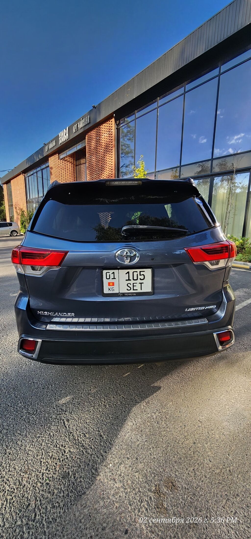 Toyota Highlander: 2017 г., 3.5 л, Автомат, Бензин, Кроссовер: фото 4
