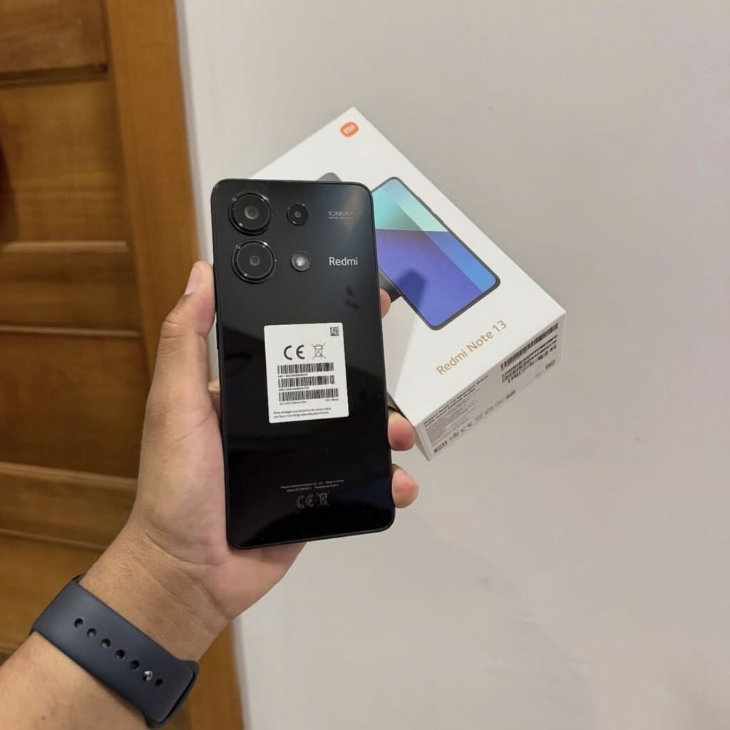 Redmi, Redmi Note 13, Б/у, 256 ГБ, цвет - Черный, 1 SIM, 2 SIM, eSIM: фото 3