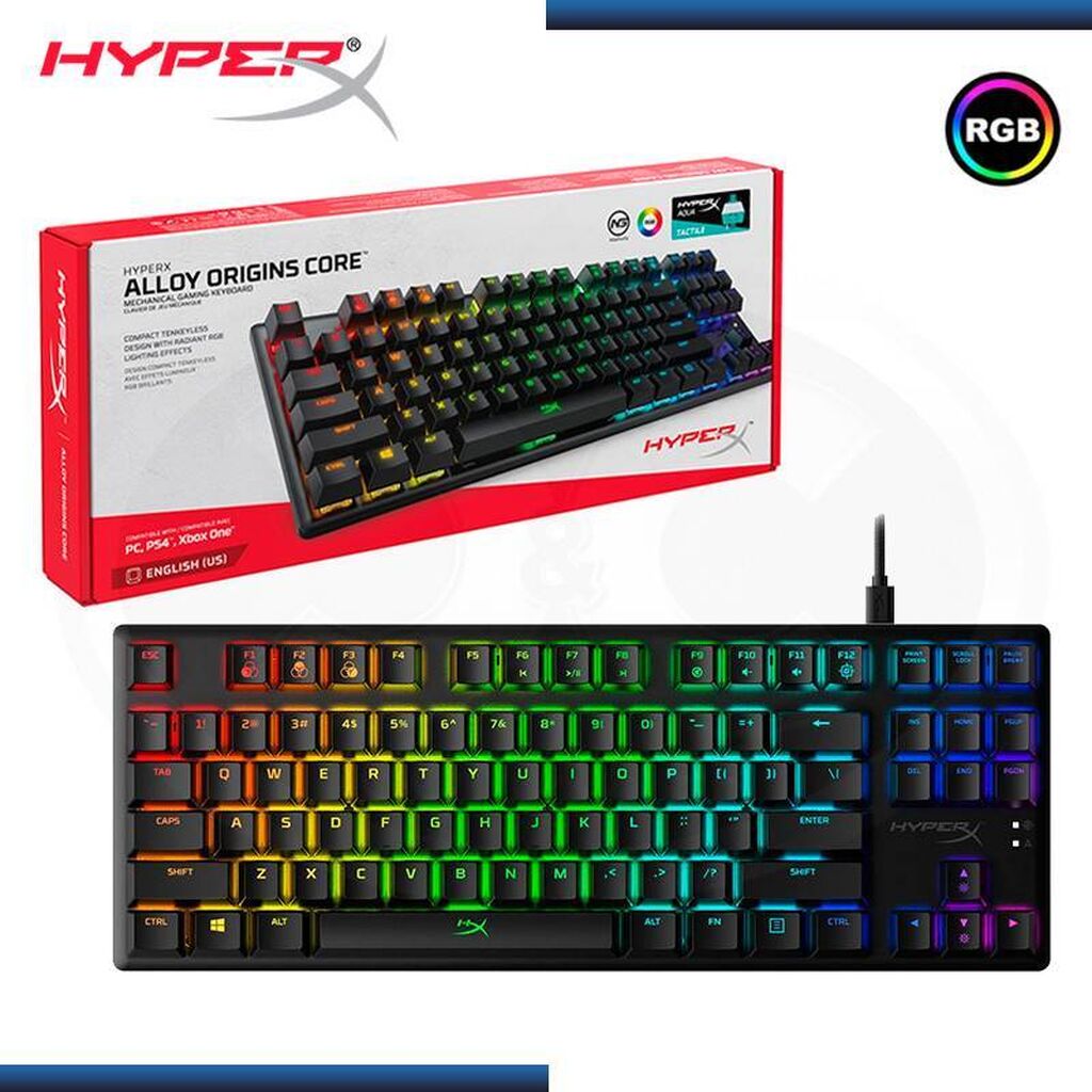 Игровая клавиатура HyperX Alloy Origins Core: 7990 KGS Клавиатуры ...