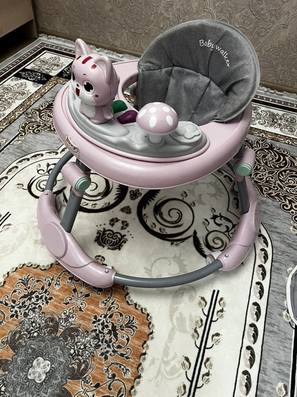 Детские ходунки Babywalker, розовые - Тип: классические ходунки с: фото 2
