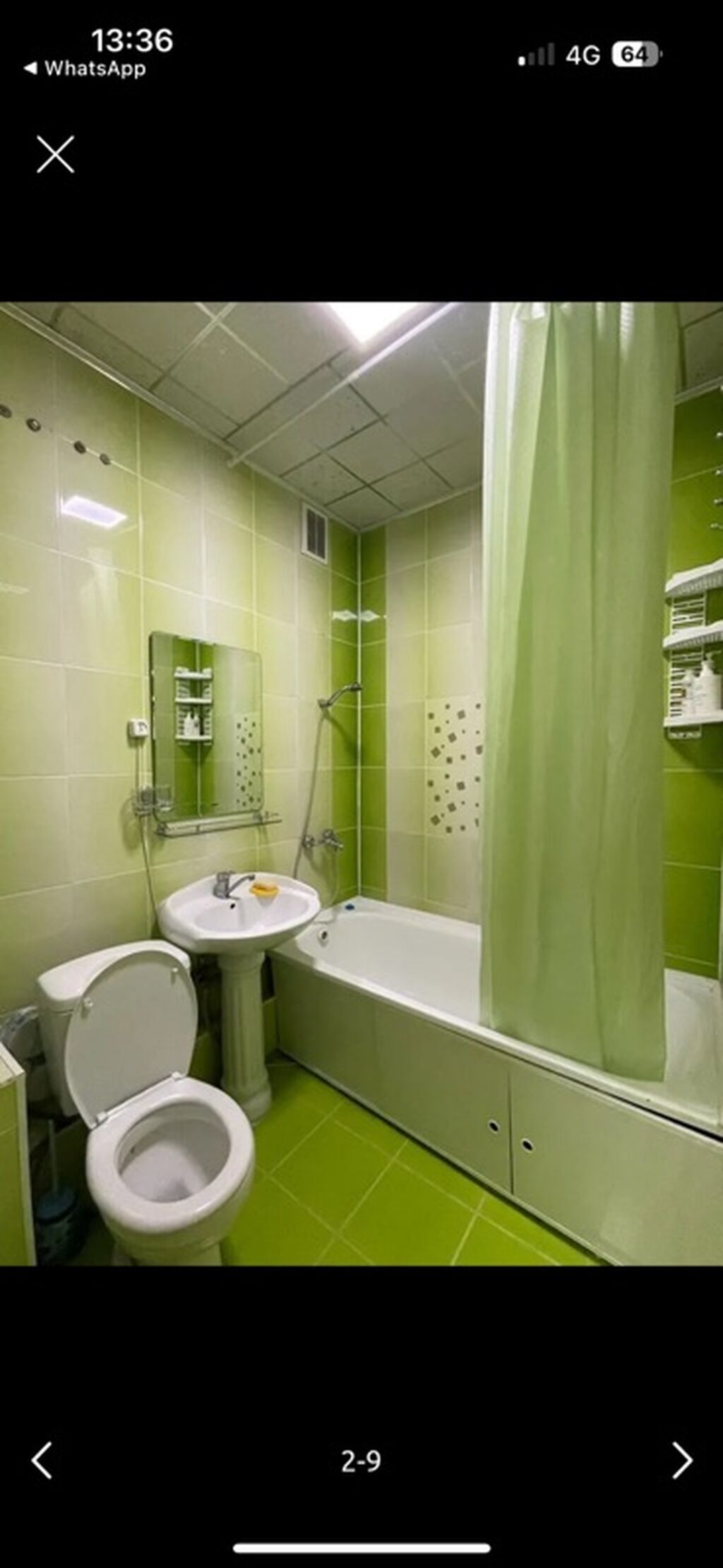 Продается 1 комнатный квартира 45 м2 Цена:64500$ средний ремонт 107: фото 3