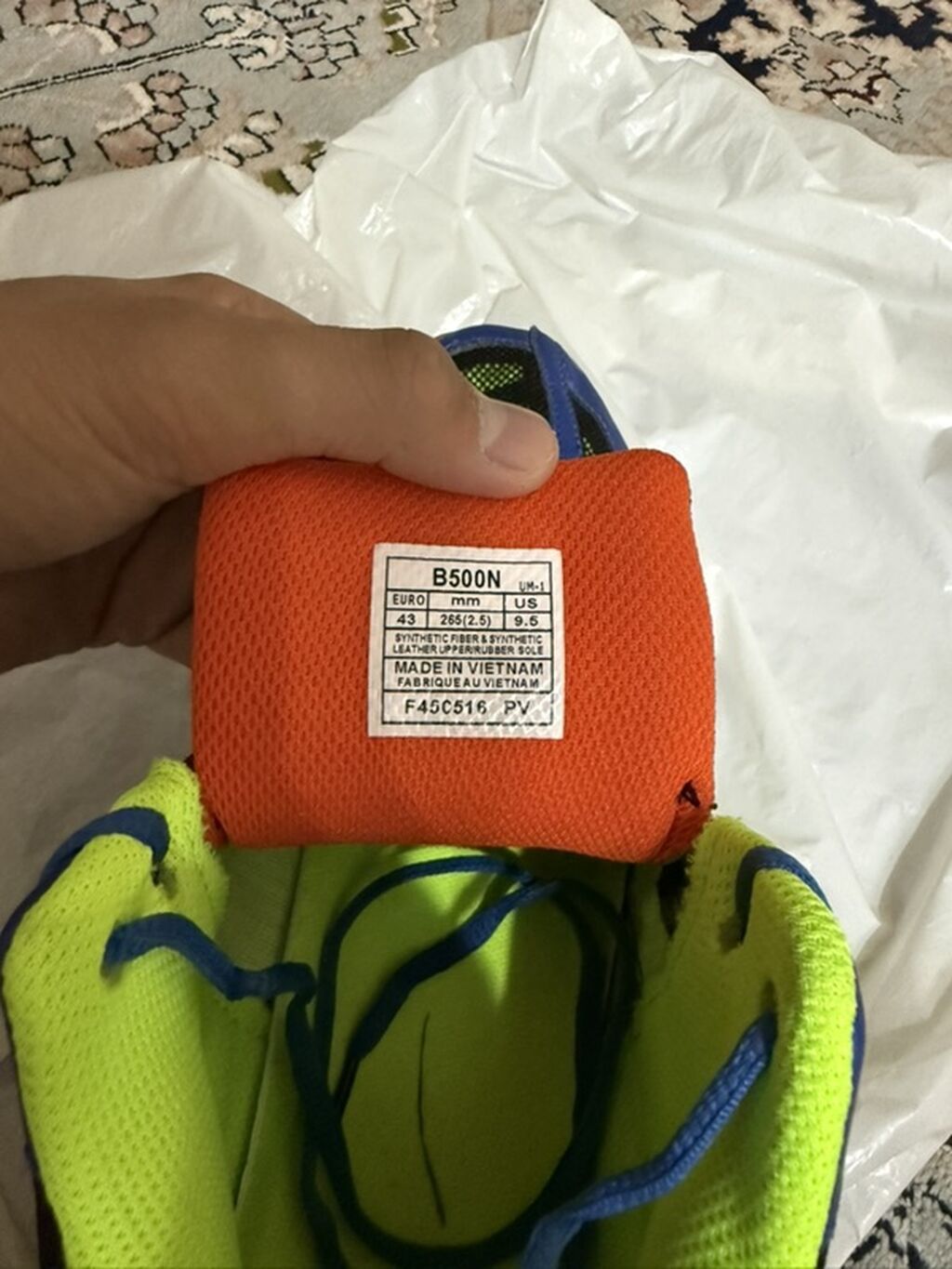 Кроссовки ASICS (модель B500N), спортивные, для зала/бега. Новые: фото 2