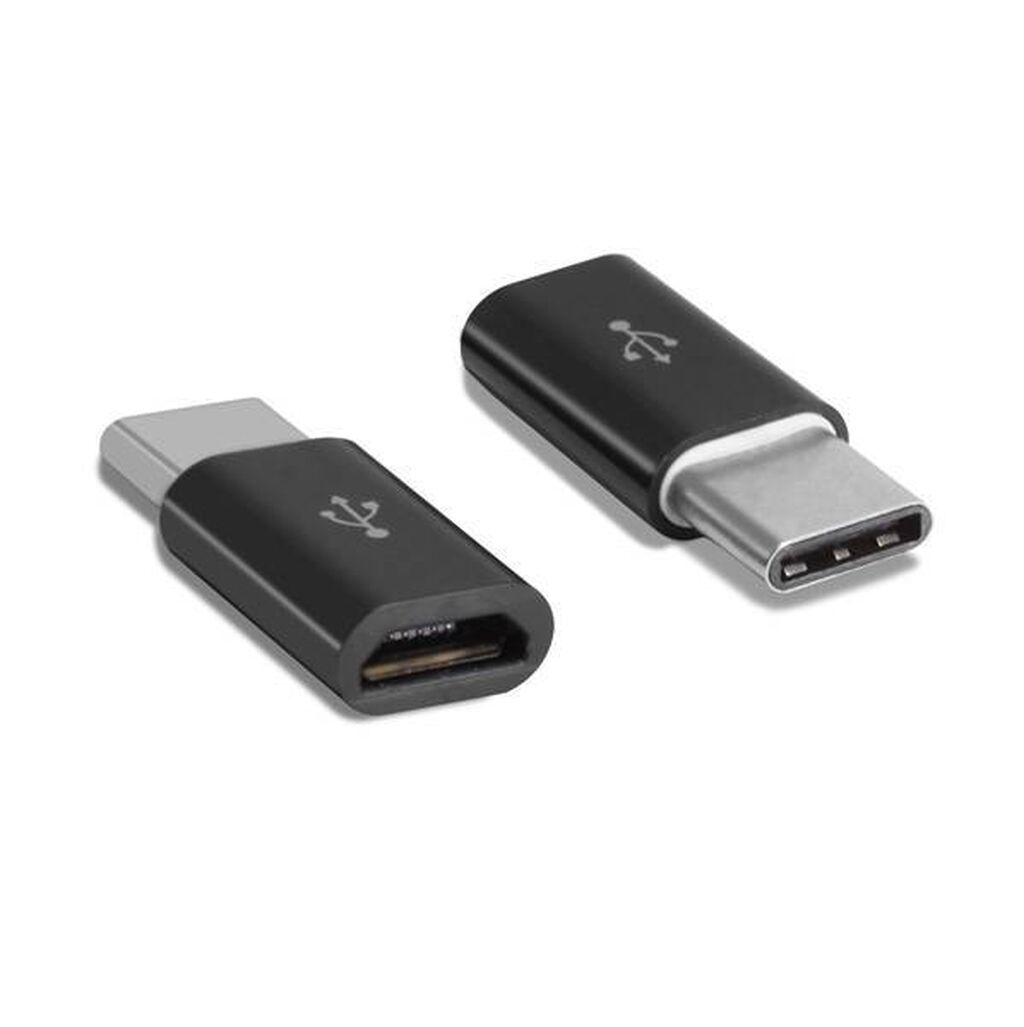 Адаптер переходник Type C male - micro USB female Цена за 1шт — фото 2