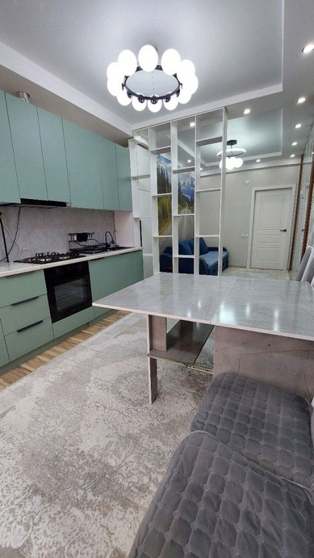 2 комнаты, 49 м², Кара-Жыгач ж/м Элитка, 9 этаж, Дизайнерский ремонт: фото 1