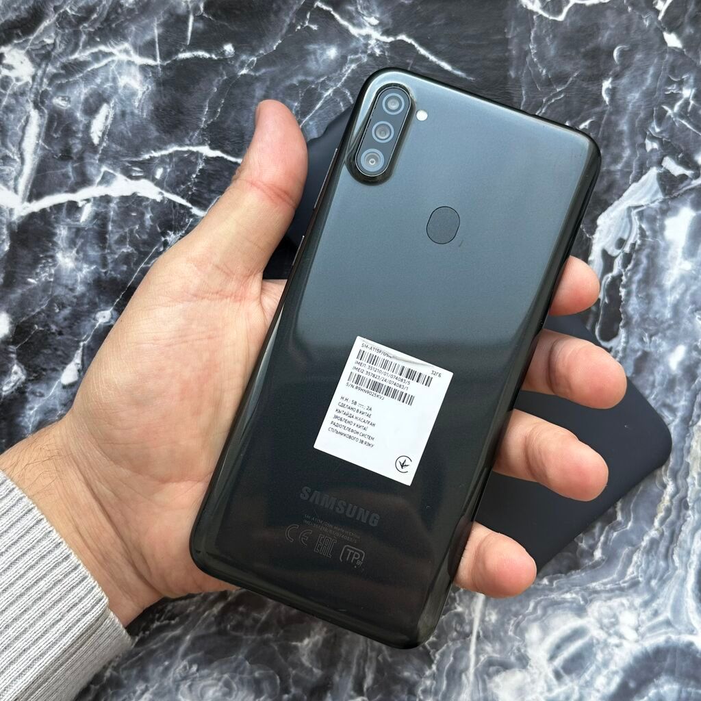 Samsung Galaxy A11, Б/у, 32 ГБ, цвет - Серый, 2 SIM: фото 4