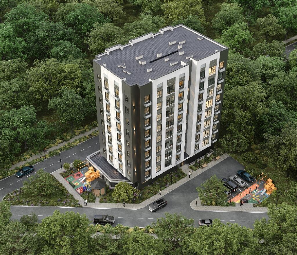 2 комнаты, 58 м², Ак-Орго ж/м Элитка, 7 этаж, ПСО (под самоотделку): фото 1