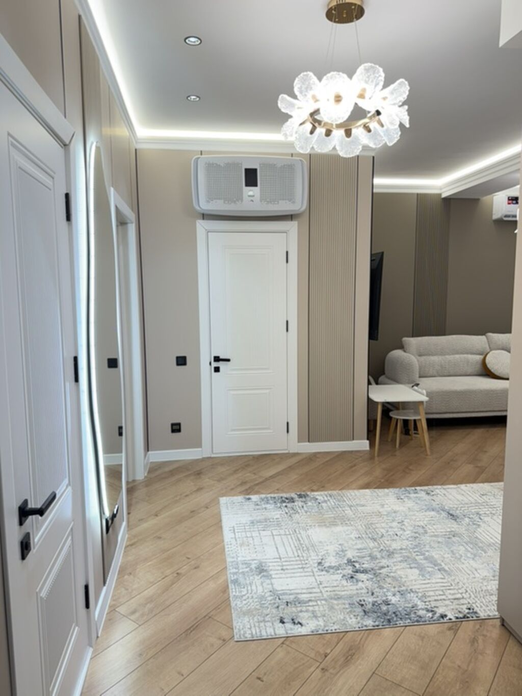3 комнаты, 76 м², Тунгуч мкр Элитка, 6 этаж, Дизайнерский ремонт: фото 6