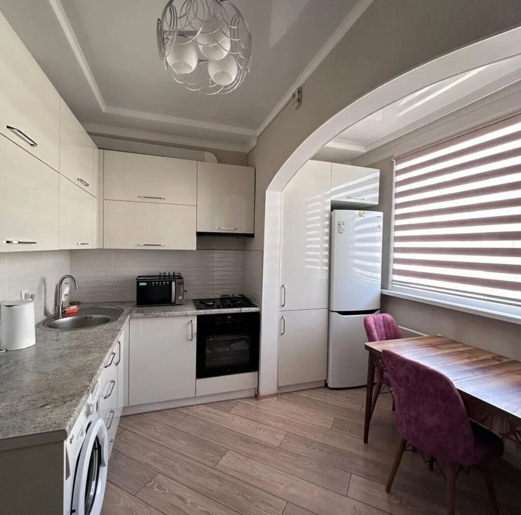 2 комнаты, 58 м², Тунгуч мкр 2 этаж, Евроремонт: фото 2