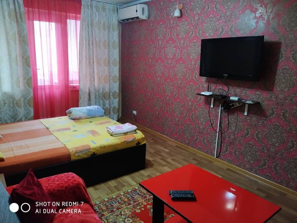 1 комната, Бишкек Парк ТРЦ, Душевая кабина, Постельное белье, Бронь: фото 2