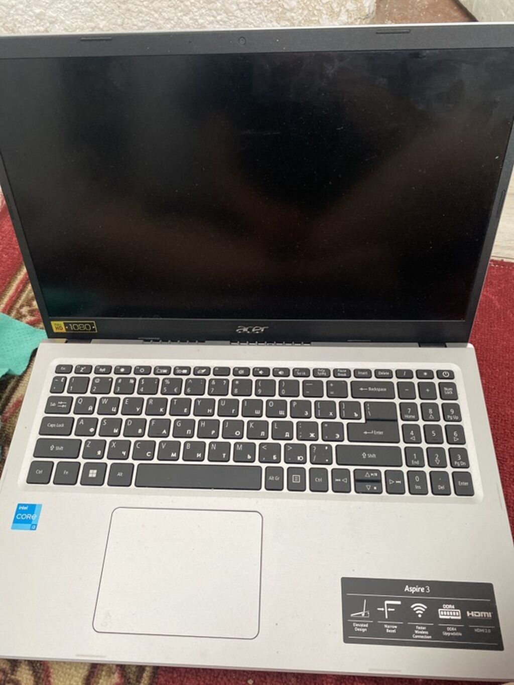 Acer Aspire 3 — ноутбук с экраном 15.6" Full HD (наклейка FHD 1080p): фото 3