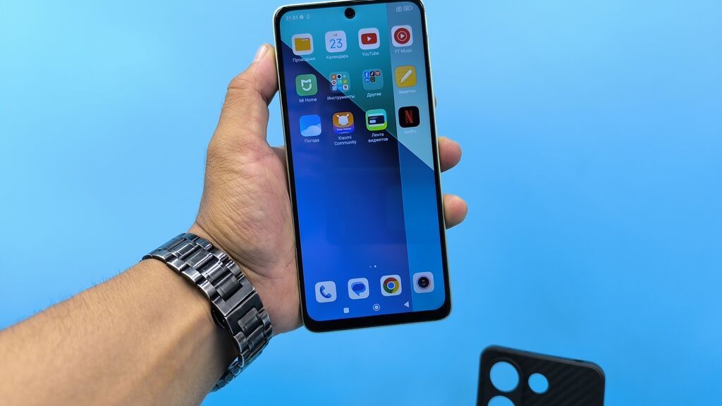 Redmi, Redmi Note 13, Б/у, 256 ГБ, цвет - Зеленый, 2 SIM — фото 8