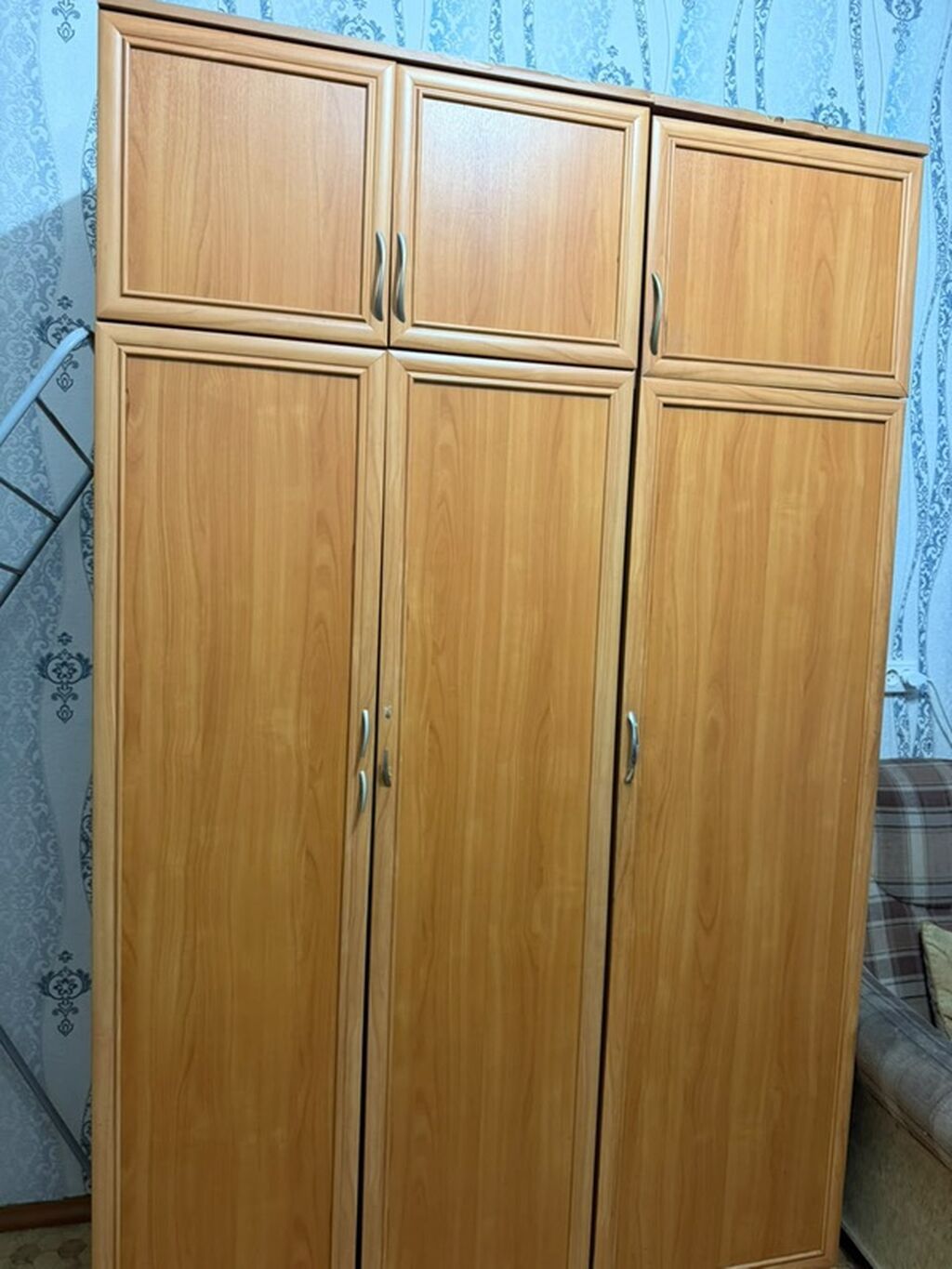 Шифоньер, шкаф для одежды, Б/у, Прямой, ЛДСП: фото 2