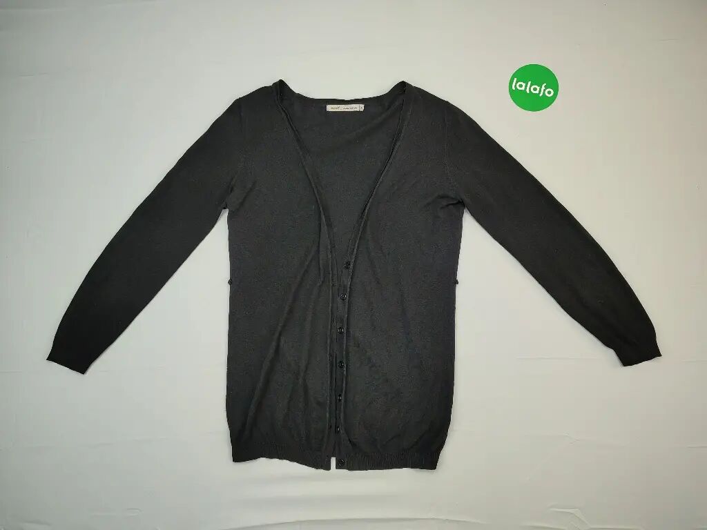 Bluzki: Bluza, XL (EU 42), wzór - Jednolity kolor, kolor - Czarny — 1