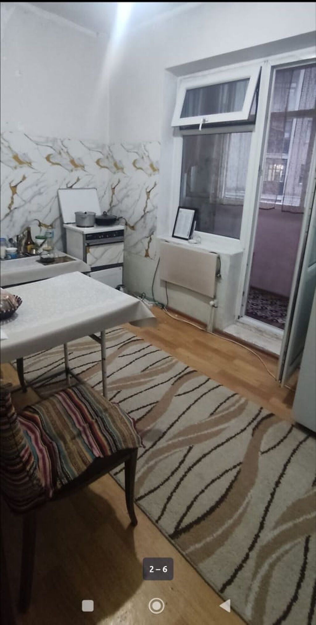 1 комната, 44 м², Джал-29 106 серия, 2 этаж, Требуется ремонт: фото 6