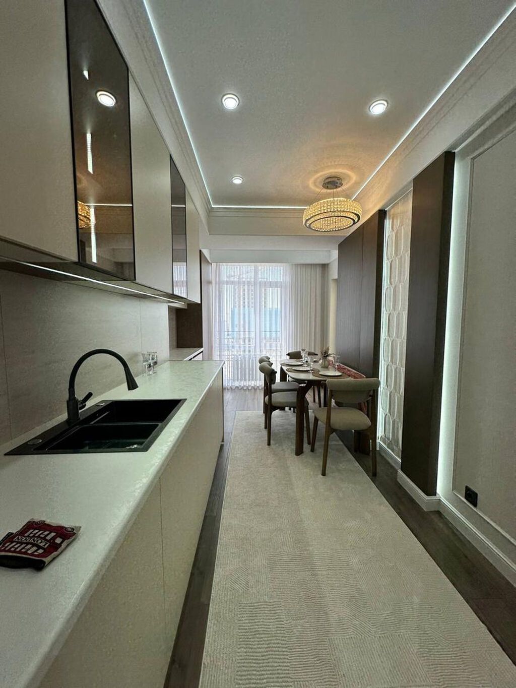 3 комнаты, 94 м², Элитка, 12 этаж, Дизайнерский ремонт — фото 7