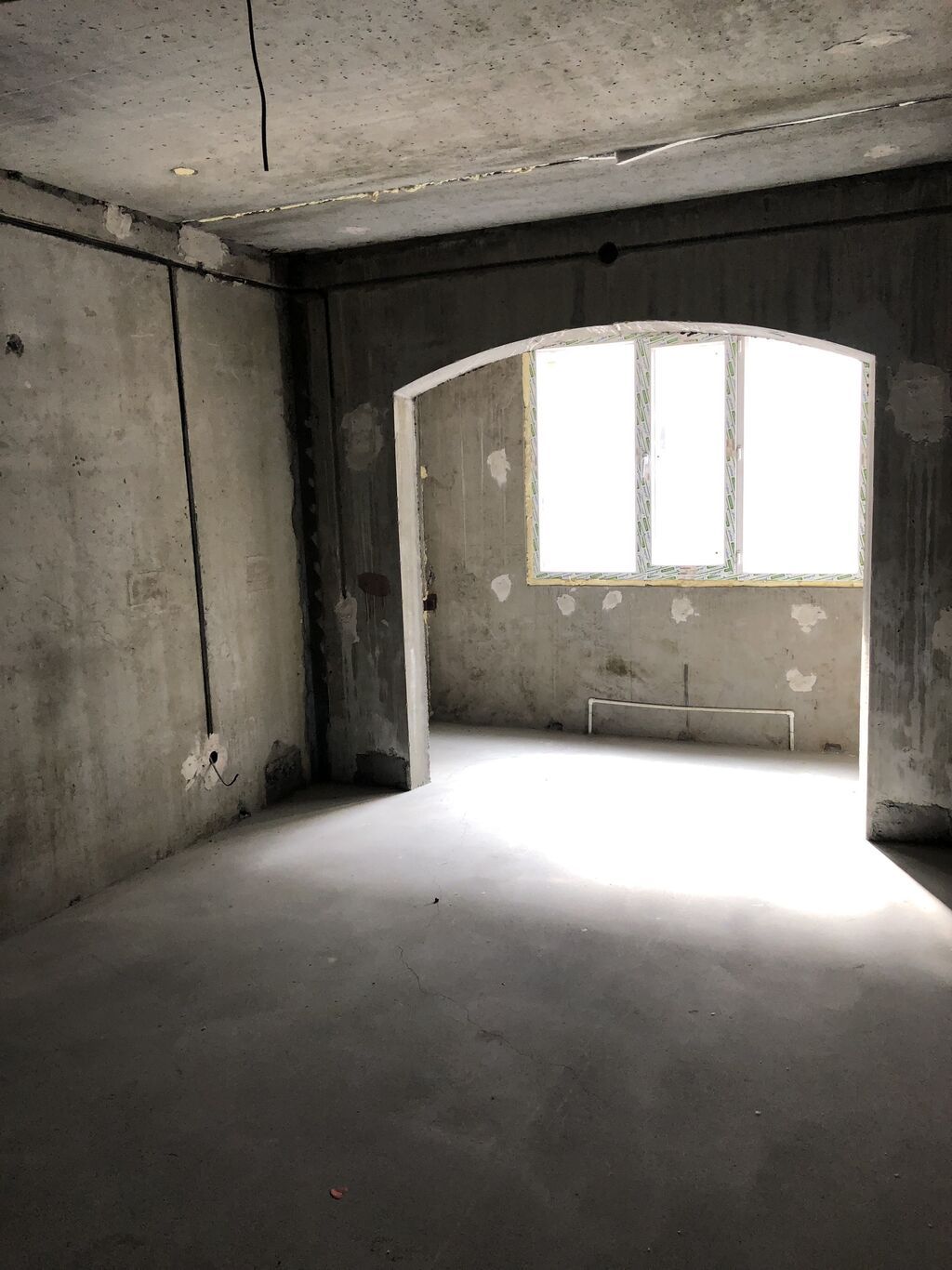1 комната, 45 м², Тунгуч мкр 105 серия, 1 этаж, ПСО (под самоотделку): фото 2