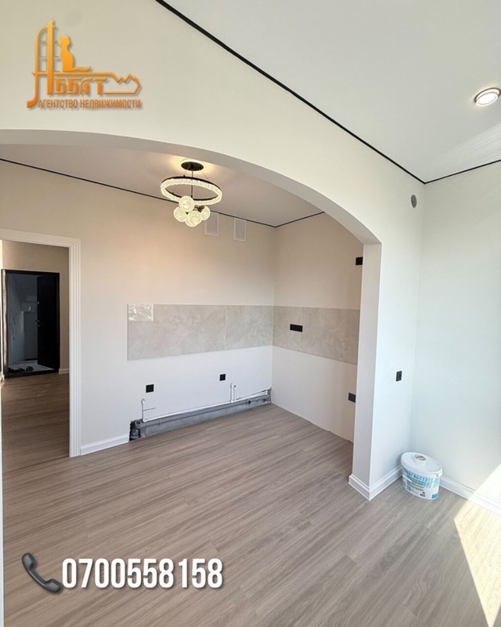 1 комната, 45 м², Пишпек Элитка, 9 этаж, Дизайнерский ремонт: фото 6