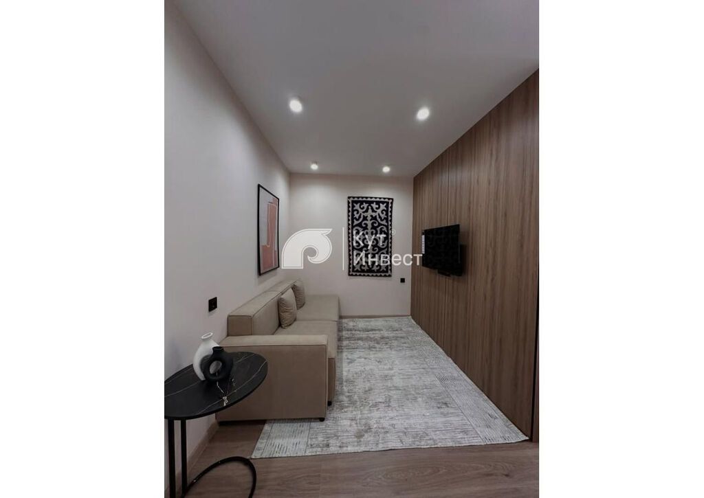 1 комната, 45 м², Кок-Жар мкр 106 серия улучшенная, 6 этаж, Свежий ремонт: фото 4