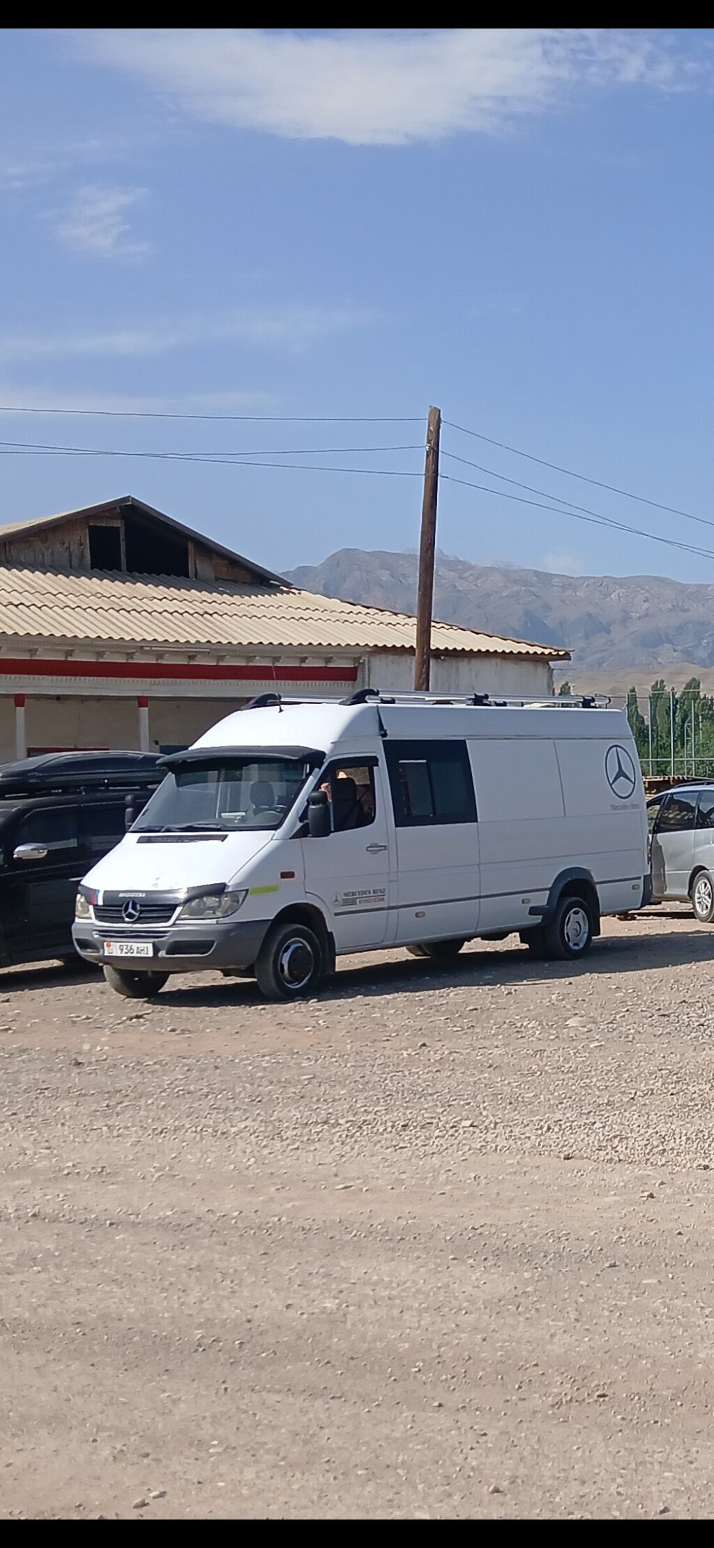 Mercedes-Benz Sprinter (длинная база, высокий кузов) — белый: фото 1