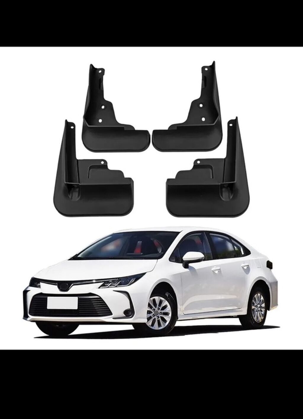 Брызговик Комплект Toyota, 2018 г., Новый, Аналог: фото 1