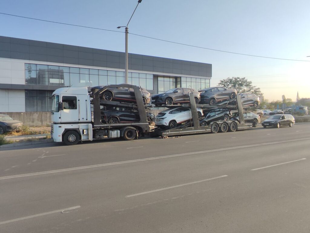 Тягач, Renault, 2013 г., Сar carrier trailer: фото 3