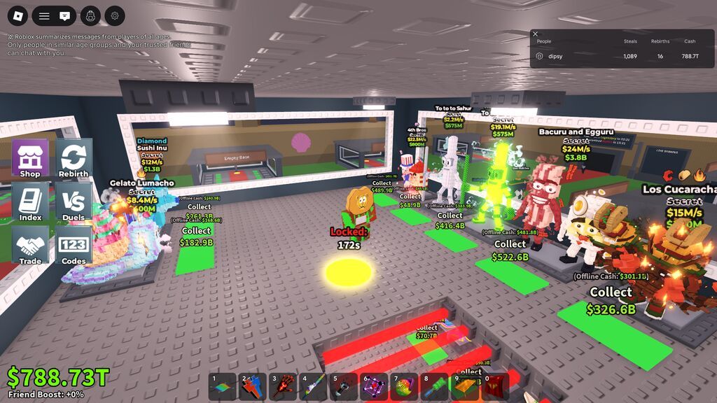 Игровой аккаунт Roblox — симулятор-тайкун с прокачанной базой и — фото 2