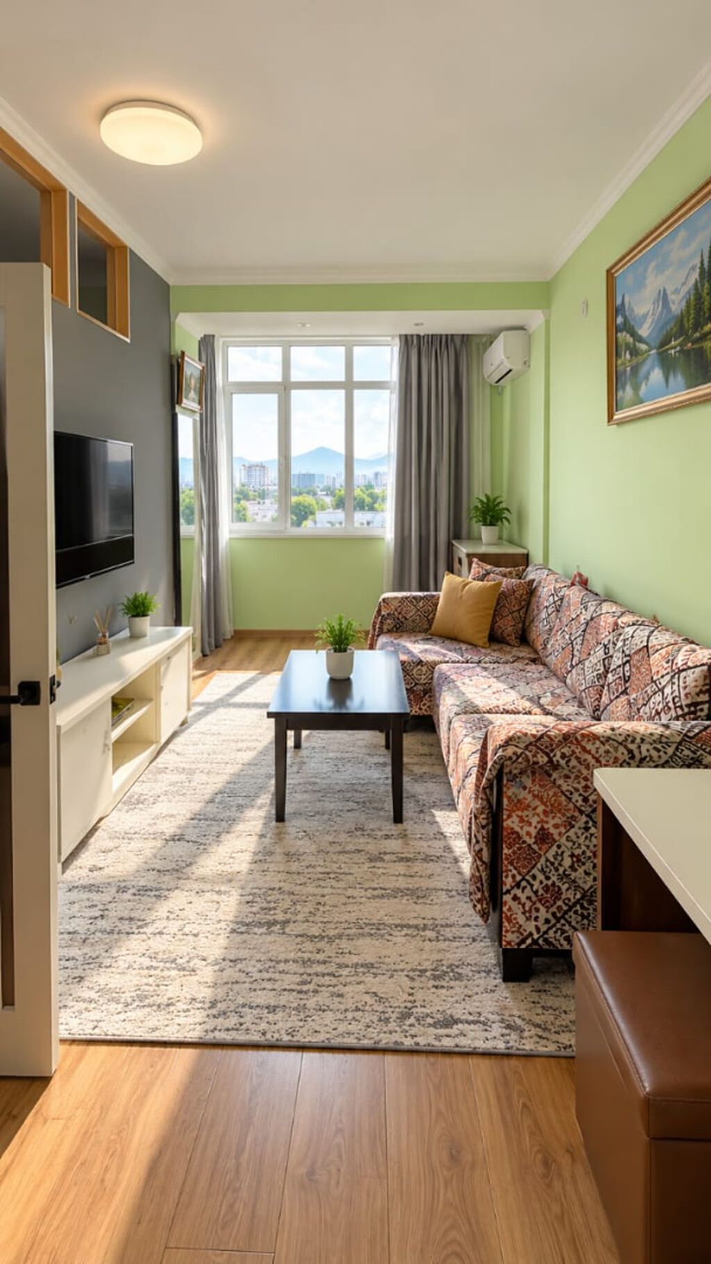 Студия, 32 м², Кок-Жар ж/м Индивидуалка, 3 этаж, Свежий ремонт: фото 4
