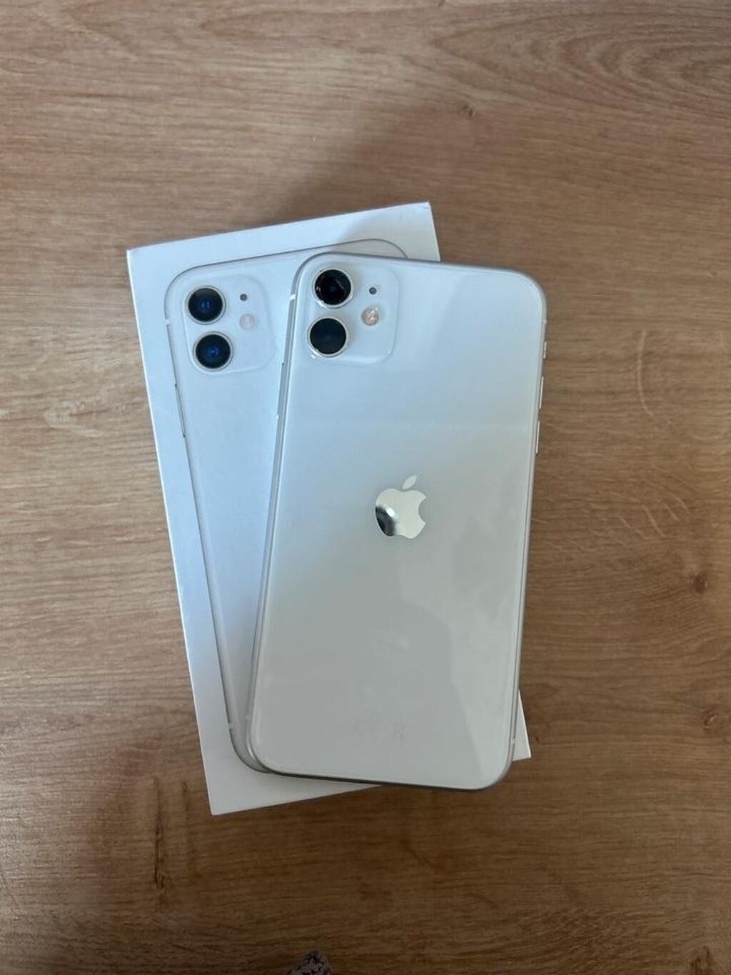 IPhone 11, Б/у, 128 ГБ, Белый, Зарядное устройство, Чехол, Кабель, 76 % — фото 3
