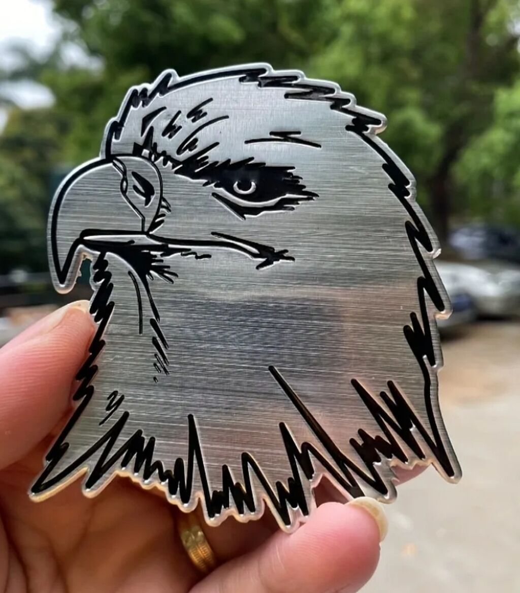 Tuning oprema: Auto nalepnice – orao i VIP grb - Dekorativne 3D nalepnice za