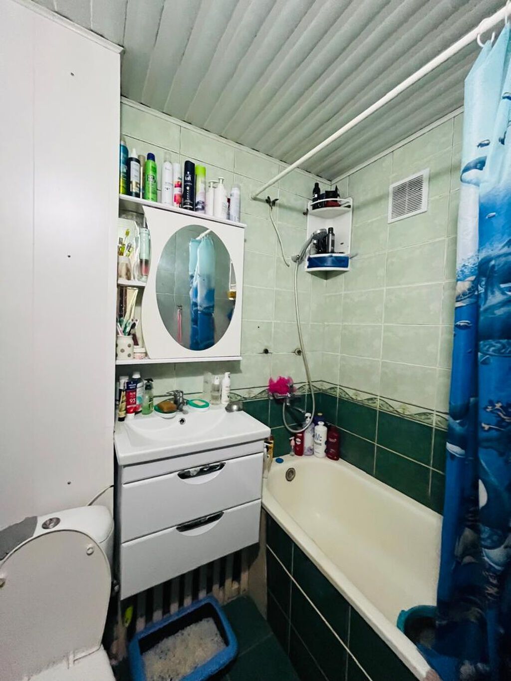 3 комнаты, 58 м², Аламедин-1 мкр 104 серия, 4 этаж, Евроремонт: фото 6