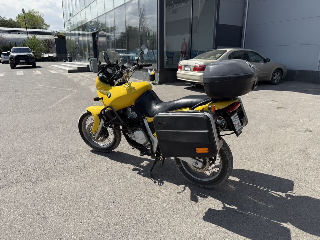 BMW F650 Funduro, жёлтый туристический эндуро. Состояние хорошое сел: фото 4