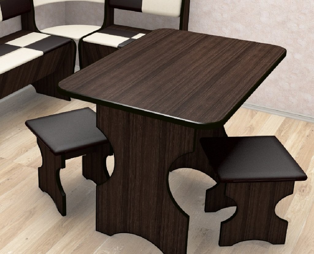 Стол кухонный мдф. Обеденная группа Олимп МФ-103.001. Кухонный стол из ЛДСП. Обеденный стол из ДСП. Столы из ЛДСП для кухни.