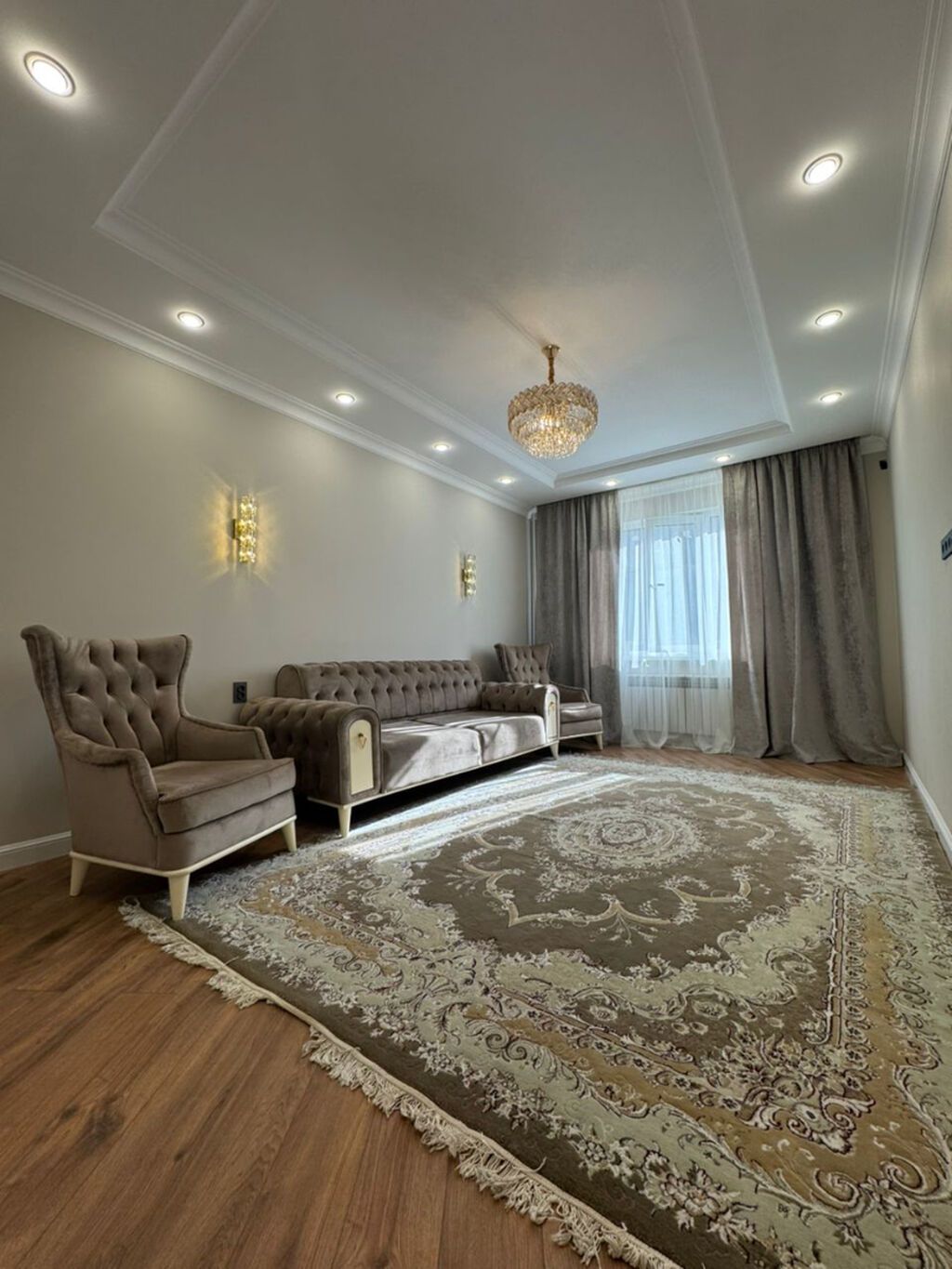 2 комнаты, 61 м², 12 мкр 106 серия, 7 этаж, Евроремонт: фото 4
