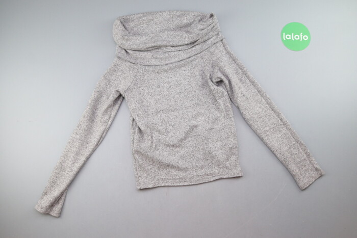 Кофти: XS (EU 34), стан - Хороший, візерунок - Однотонний, колір - Сірий, Bershka — 1
