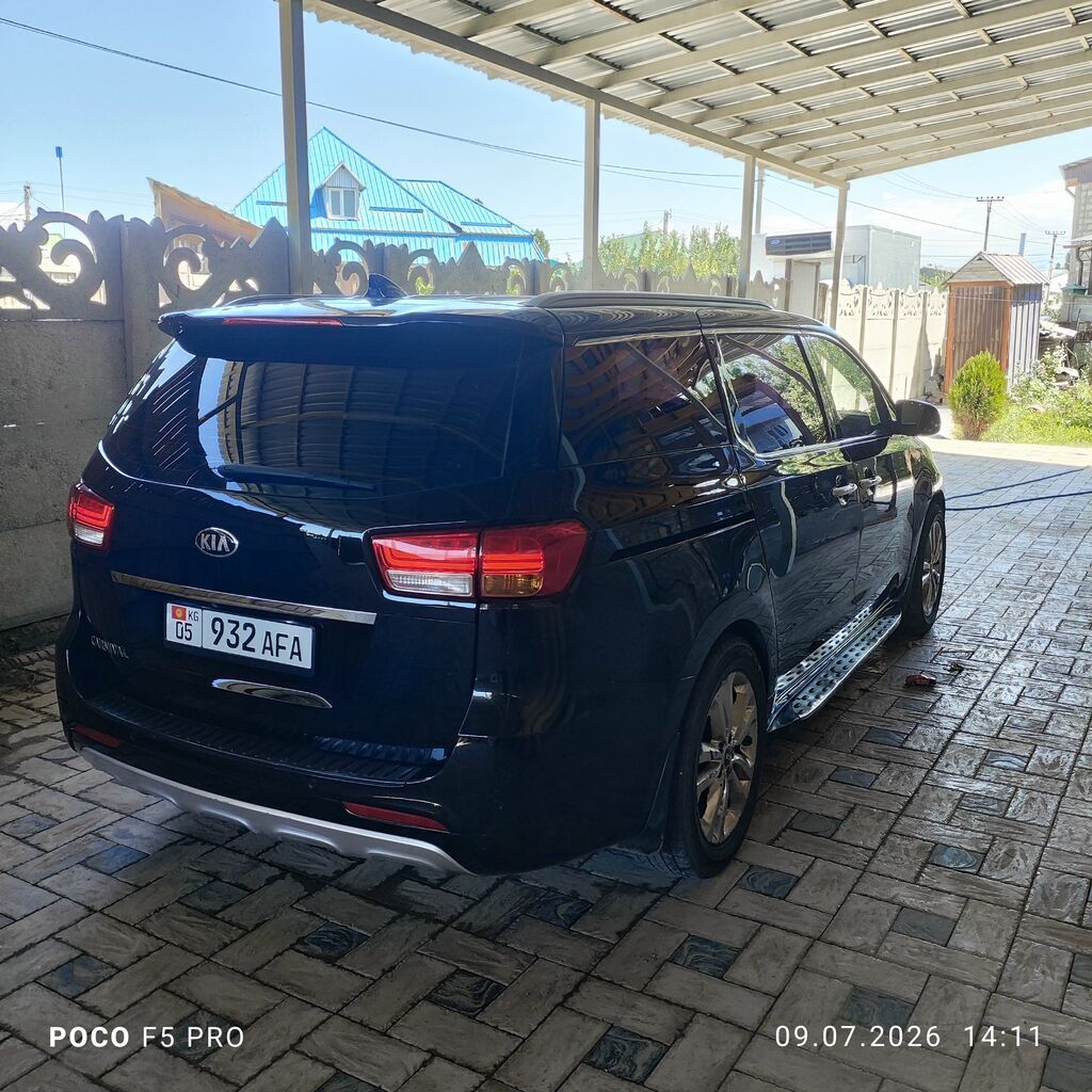 Kia Carnival: 2015 г., 2.2 л, Автомат, Бензин, Минивэн: фото 3