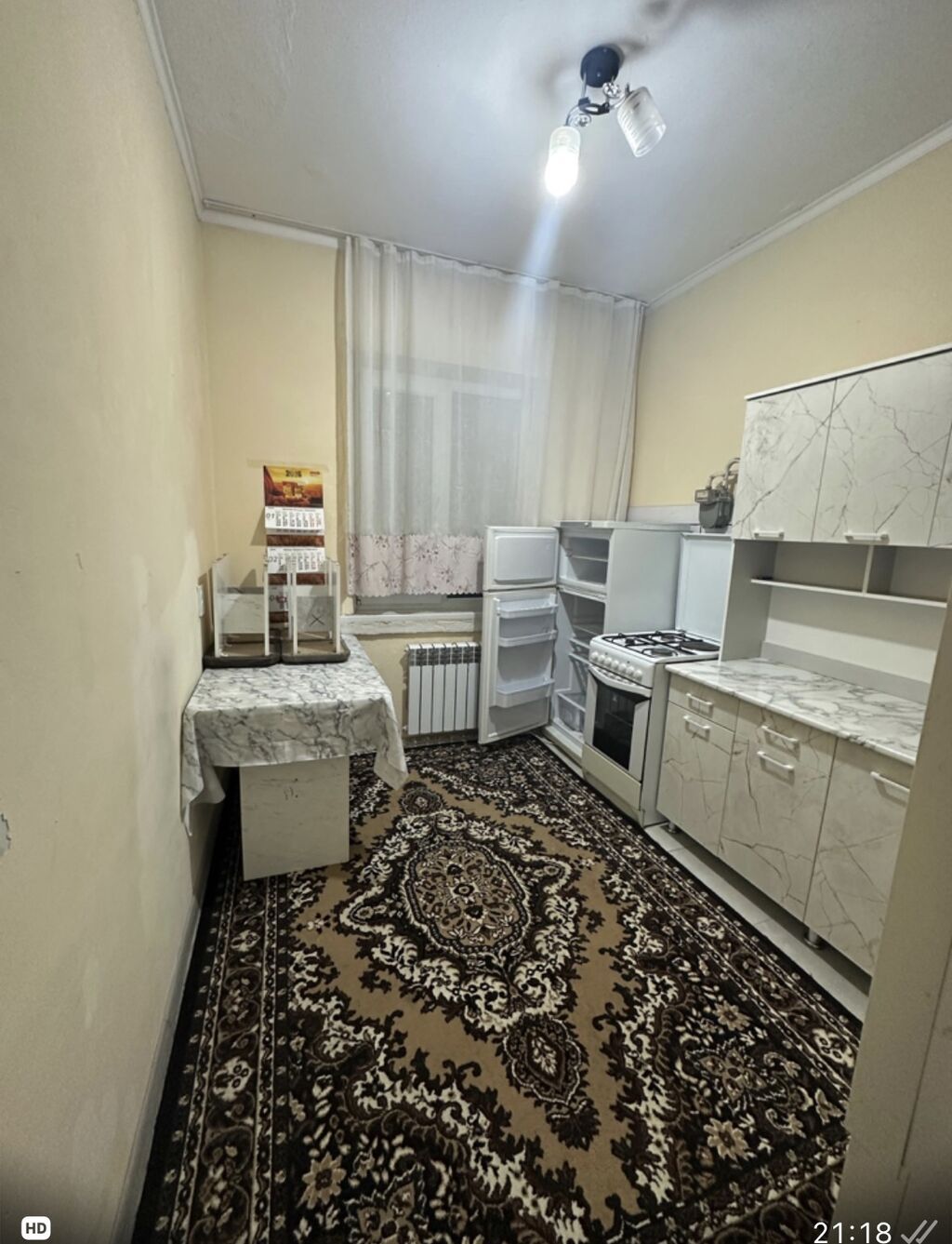 3 комнаты, 69 м², Аламедин-1 мкр 105 серия, 5 этаж, Косметический ремонт: фото 8
